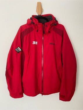 Musto BR1 Sailing Jacket Red Water Proof Wind Proof Technical Jacket sz Medium